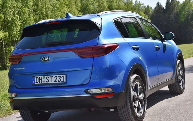 Kia Sportage cena 85700 przebieg: 75000, rok produkcji 2019 z Nowogród małe 781